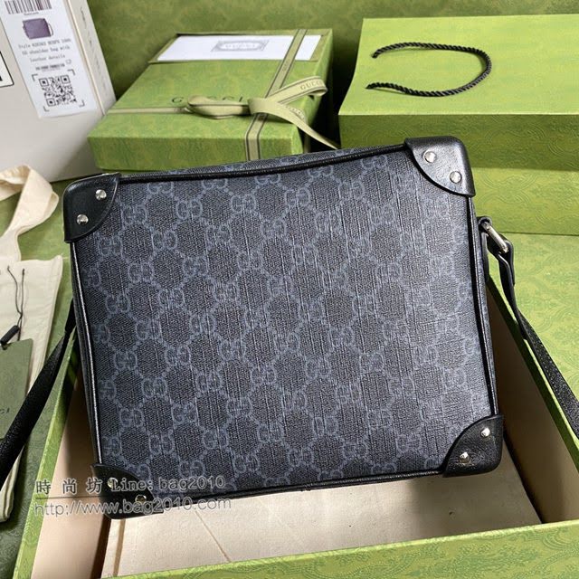 Gucci男包 古驰GG印花邮差包 Gucci单肩斜挎包 626363  gdj1676